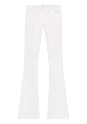 Courrèges Relax bootcut trousers - White