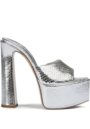 Le Silla 170mm Nina sandals - Silver