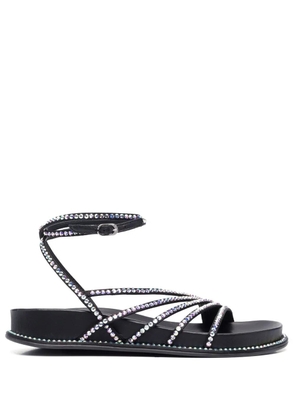 Le Silla crystal-embelished sandals - Black