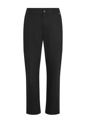 Karl Lagerfeld logo-charm trousers - Black