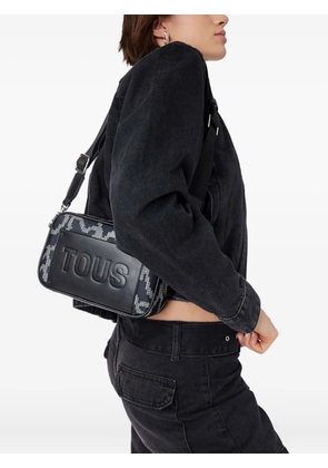 TOUS small Reporter embossed-logo cross-body bag - Black