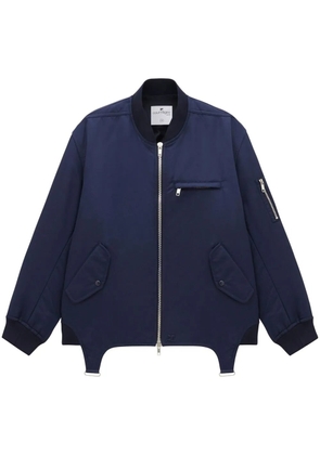 Courrèges Harnais nylon bomber jacket - Blue
