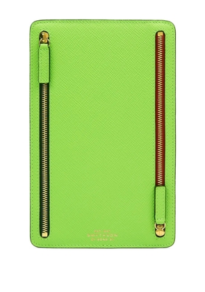 Smythson leather pouch - Green
