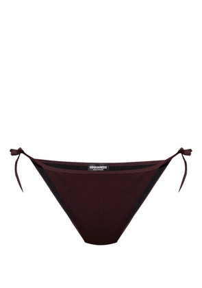 DSQUARED2 Logo-print bikini - Purple