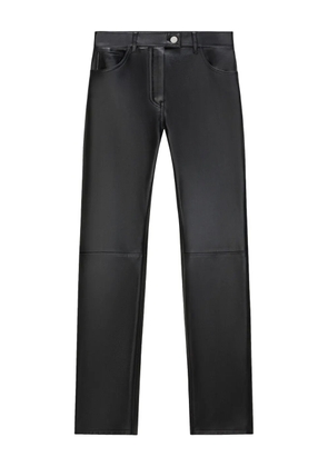 Courrèges leather trousers - Black