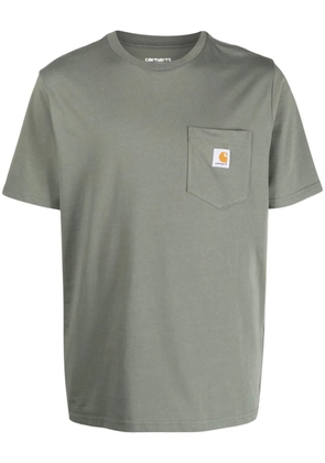 Carhartt WIP logo-patch cotton T-shirt - Green