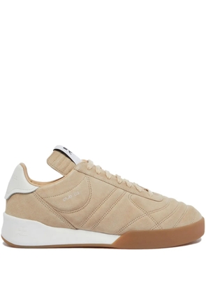 Courrèges Club 02 suede leather sneakers - Neutrals