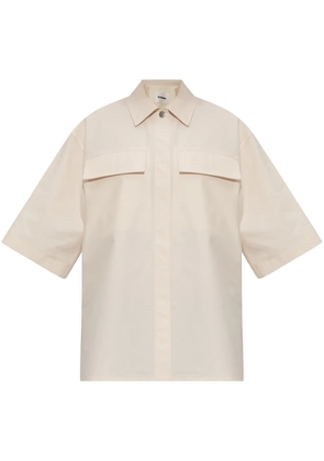 Jil Sander patch pocket shirt - Neutrals