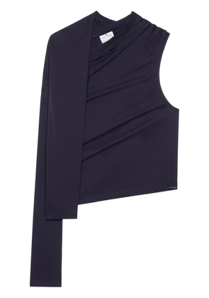Courrèges asymmetric off-shoulder T-shirt - Black
