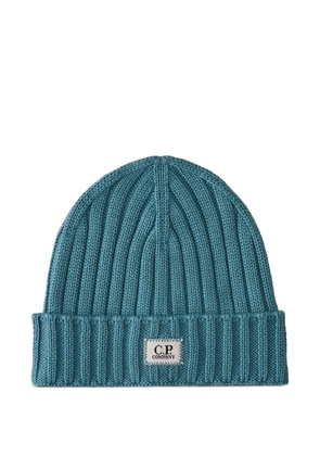 C.P. Company ribbed-wool beanie hat - Blue