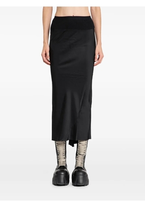 Rick Owens Porterville Calf Bias midi skirt - Black