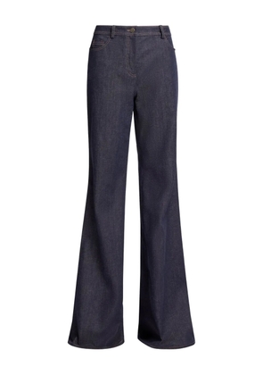 Elie Saab embroidered jeans - Blue