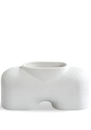 101 Copenhagen Cobra fat medium vase - White