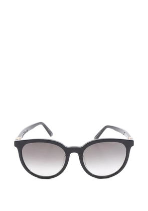 Christian Dior Pre-Owned 2010s round-frame sunglasses - Black