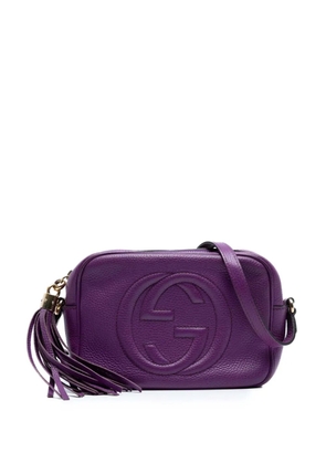 Gucci Pre-Owned 2016-2025 Metallic Leather Soho Disco crossbody bag - Purple