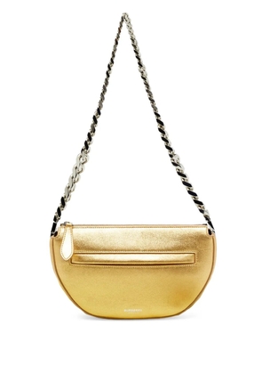 Burberry Pre-Owned mini Olympia leather shoulder bag - Gold