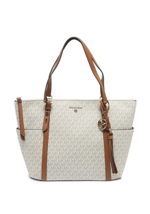 Michael Kors Vintage large Sullivan coated canvas tote bag - Neutrals