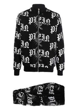 Philipp Plein graphic-print tracksuit - Black