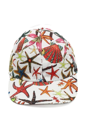 Versace Pre-Owned Trésor de la Mer printed cap - White