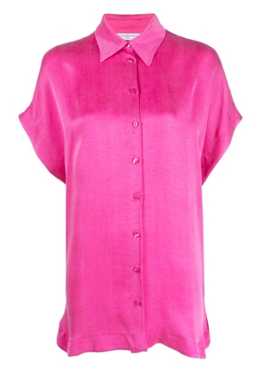 mvp wardrobe oversize short-sleeve shirt - Pink