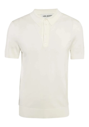 Neil Barrett 2024 ribbed-hem polo shirt - White