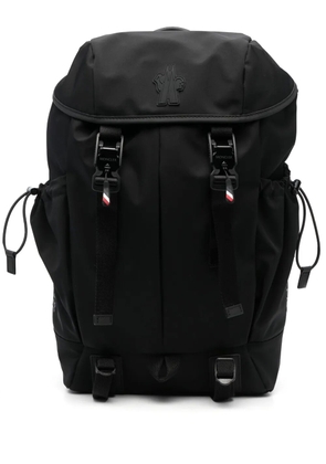 Moncler Grenoble logo-patch multiple-pocket backpack - Black