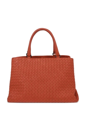 Bottega Veneta Pre-Owned 2010s Intrecciato leather tote bag - Orange