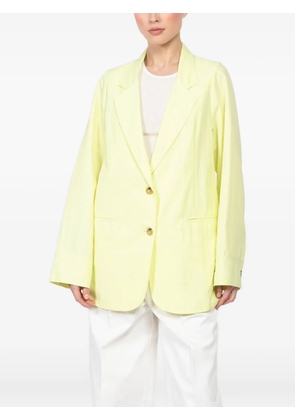 Forte Forte notched-lapel blazer - Yellow