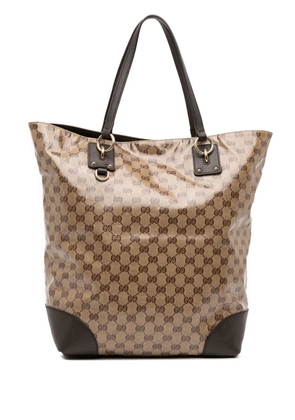 Gucci Pre-Owned 2016-2025 GG Charm GG Crystal tote bag - Brown