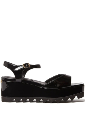 Stella McCartney platform buckle heeled sandals - Black