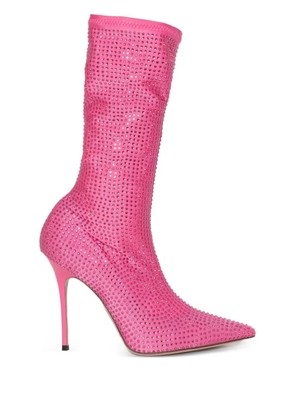 Gedebe crystal-embellished boots - Pink