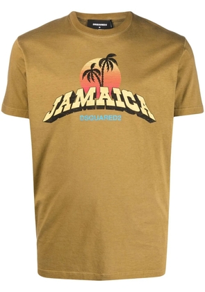 DSQUARED2 graphic-print T-shirt - Brown
