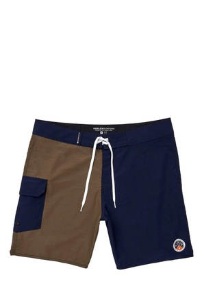 Osklen Duo Color swim shorts - Brown