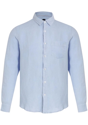 Osklen classic linen shirt - Blue