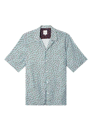 Paul Smith Screen Dance print short-sleeve shirt - Blue