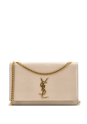 Saint Laurent Pre-Owned Classic Monogram Grainy Leather Medium crossbody bag - Neutrals
