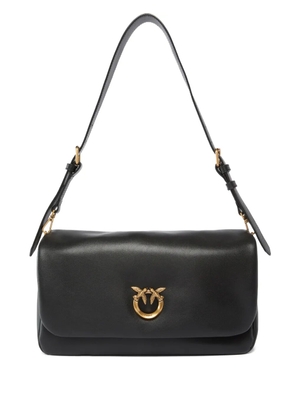 PINKO logo hardware shoulder bag - Black