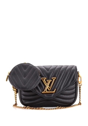 Louis Vuitton Pre-Owned New Wave Multi Pochette Quilted Leather crossbody bag - Black
