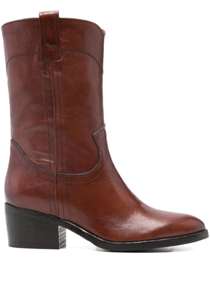 curiositè Rovere 2808 leather boots - Brown