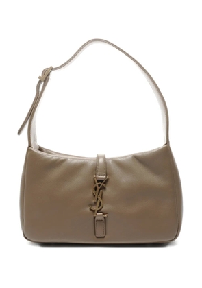 Saint Laurent Pre-Owned 2023 Le 5 à 7 logo-plaque shoulder bag - Neutrals