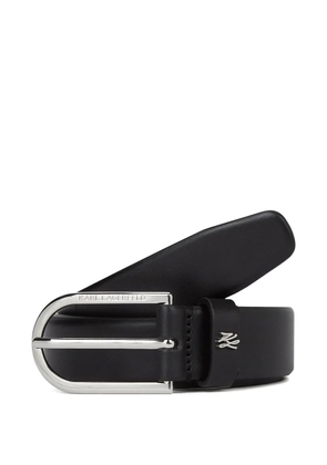 Karl Lagerfeld leather belt - Black