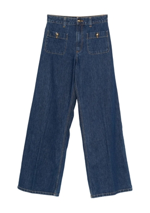 SANDRO patch-pockets jeans - Blue