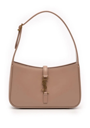 Saint Laurent Pre-Owned 2022 Smooth Calfskin Le 5 a 7 shoulder bag - Brown