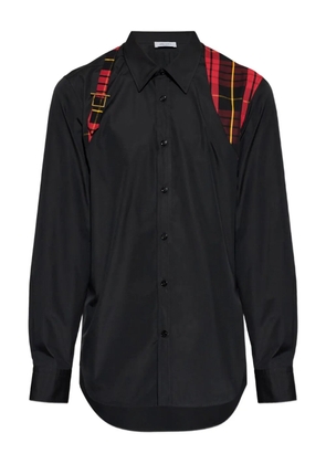 Alexander McQueen tartan-pattern shirt - Black