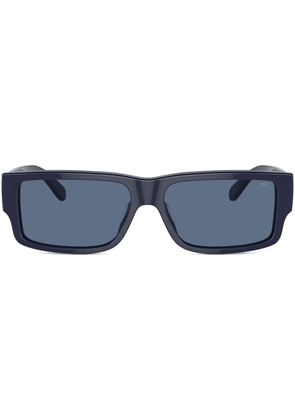 Diesel 0DL2003 rectangle-frame sunglasses - Blue