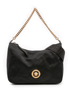 Versace Pre-Owned 2010-2025 Nylon Tribute La Medusa Chain satchel - Black