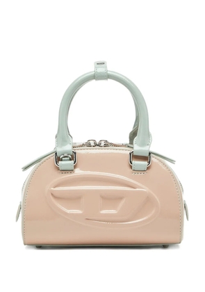 Diesel 1DR Dome embossed logo crossbody bag - Neutrals