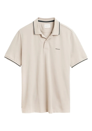 Gant piped polo shirt - Neutrals