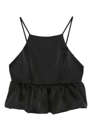 SANDRO ruffled camisole top - Black