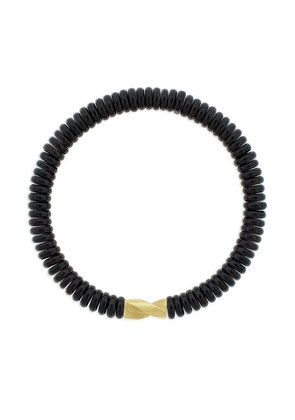 LUIS MORAIS 14K yellow gold onyx bracelet